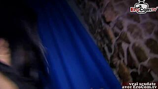 French Skinny Amateur Teen Enjoys First Porn Interview