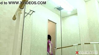 Hidden Camera In Leotard Classroom Changing Room Captures Beautiful Asian Tits