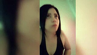 Latina Teen Excited by Two Friends Filling Her with Semen