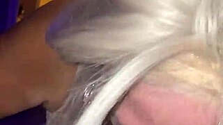 Shemale Cougar Hunting Big Black Monster Cock in Raw Action