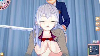 Titty fuck and handjob in a 3d cartoons hentai video or a list of animated cartoon sex babies