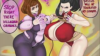 Hentai Parody Creampie Anal with Big Tits