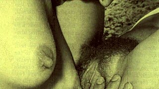 With retro hairstyle, sex with lesbian and retro yaşlılesbian