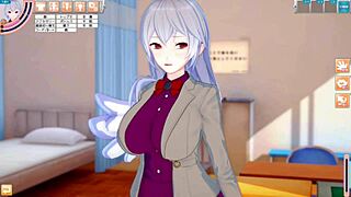 3D Anime Blowjob With Big Tits