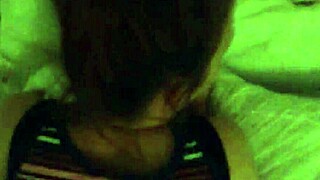 my wife trying something new with me