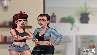 Girls Watch Tv Quietly In Summertime Saga