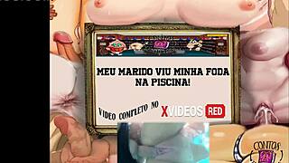 did my husband see me fucking in the pool?