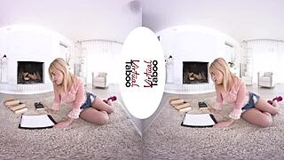 lika studies her biology virtually