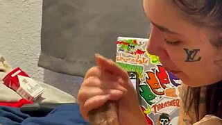 Denver baddie gives amazing throat in la