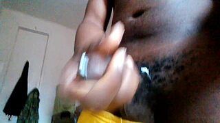 Big Black Dick Stretches Tight Holes Deeply