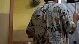 Latina Pornstar Brunette Sucks Dick Hardcore in Christmas Sex Scene