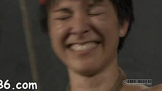 Fucking machine destroys tight pussy