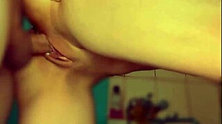 She loves fucking and I fill her pussy with cum. Moaning POV action in homemade video