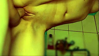 She loves fucking and I fill her pussy with cum. Moaning POV action in homemade video