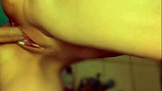 She loves fucking and I fill her pussy with cum. Moaning POV action in homemade video