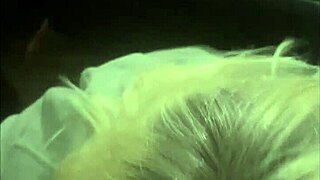 Blonde Cougar Fuckslut Empties Balls with Blowjob