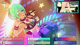 Chelsea Licks Pussy Then Gets Strapon Fucked by Akame in Hentai