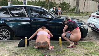 toro mecanico gets wild with brazilian latina squirting after street piss