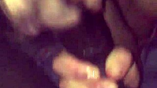 Latina milf gives blowjob to her lover