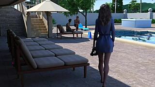 Durdurulamaz Şehvet Oyun Bölüm 17, Bikini Milf Sertçe Hakimiyet Kuruyor