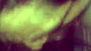 Latina milf gives blowjob to her lover