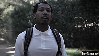 nice black guy interacts with milfs