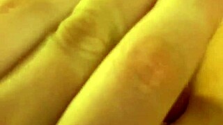 wow, check this blonde amateur's super close-up orgasm with wild dildo play!