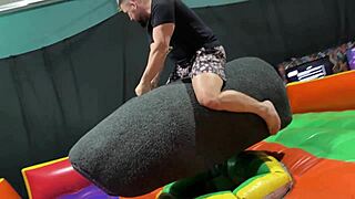 toro mecanico gets wild with brazilian latina squirting after street piss