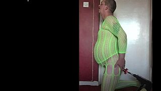 The group sex with anal insertion and hopping off the dildo machine