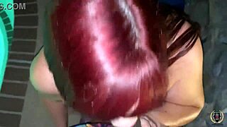 Passionate Night Fuck For Chubby Redhead Marcy Diamond By The Pool