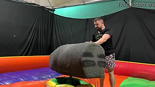 toro mecanico gets wild with brazilian latina squirting after street piss