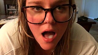 My college girlfriend loved swallowing cum after blowjobs.