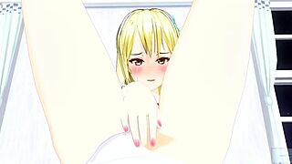 Uncensored Anime Girl Performs Anal Masturbation In 3D Game