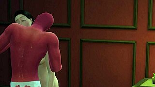 vampire bites young girl in 3d hentai