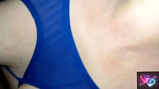 wife greets husband in lingerie, ready for hardcore doggystyle and cum filling