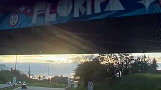 melina khalifa bends over in floripa