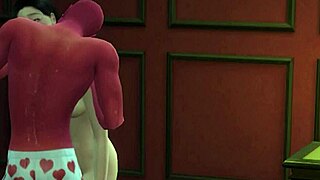 3D hentai animation of a vampire sucking blood and licking pussy