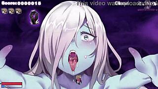 beautiful succubus rides cowgirl in hentai