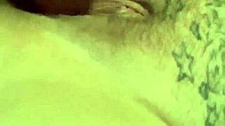 Amber plays with wet dildo, enjoy the show