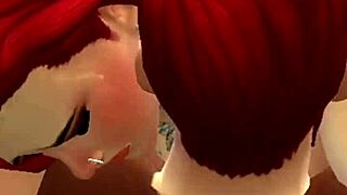 Redhead receives intense pussy licking and fucking