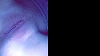 Masturbating girl feels intense pleasure alone