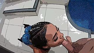 Mary Vitoria Suffers Anal POV With Cartoon