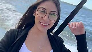 melina khalifa bends over in floripa