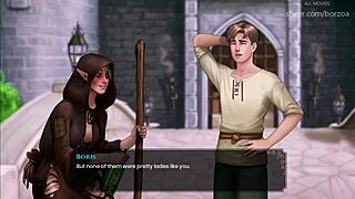 His first time turns real after she sees his huge cock and gets instantly aroused