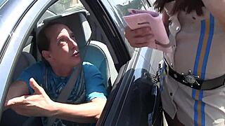 ella milano screams as monster cock fucks her hard!