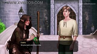 His first time turns real after she sees his huge cock and gets instantly aroused