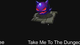 Cute Anime Girl Taken to Dungeon in Game