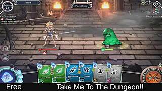 Cute Anime Girl Taken to Dungeon in Game