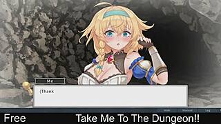 Cute Anime Girl Taken to Dungeon in Game