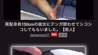 Asian high school couple fucks in karaoke shop